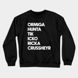 Bad Batch - Omega's Accent - White Letter Crewneck Sweatshirt